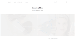 Desktop Screenshot of beautyandmess.com