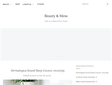 Tablet Screenshot of beautyandmess.com